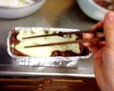 卵白消費にチョコミントマーブル胡桃ケーキ作り方24写真