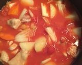 鶏肉と冬野菜のトマトクリームシチュー作り方4写真