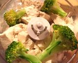 豆腐とはんぺんで＊ブロッコリーフリッター作り方3写真