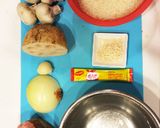 炊飯器でレンコンピラフ作り方1写真