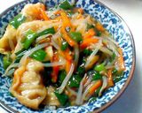 ぎょうざの野菜たっぷり餡掛け作り方6写真