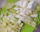 あったまるよ旬の白菜と春雨のスープ作り方1写真
