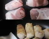 明太チーズと大葉の肉巻照り焼き作り方4写真