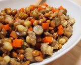残った節分豆で♡鶏軟骨と根菜の甘辛炒め煮作り方4写真