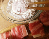 串揚げ風♡はんぺん.トマト.葱の豚肉巻き作り方3写真