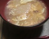 一番人気!玉ねぎしいたけ麩たまごのみそ汁作り方7写真