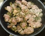 揚げない★鶏もも肉のカリッと！青のり焼き作り方3写真