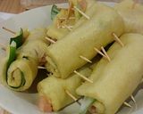 うすあげ巻き焼き作り方3写真