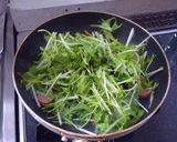 簡単☆水菜丼（いろんな野菜でＯＫ）作り方3写真