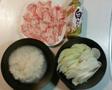 簡単☆大根と豚肉のみぞれ鍋～〆はパスタ！作り方2写真