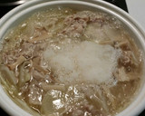 簡単☆大根と豚肉のみぞれ鍋～〆はパスタ！作り方7写真