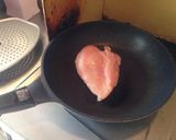 鶏胸肉のソテー オニオンソース掛け作り方1写真