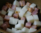 皮付き長芋♪ ほくうま炒め作り方2写真