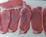 豚ロースの野菜巻き しょうが焼き風作り方3写真