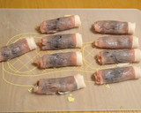 お弁当のおかずにも！海苔の佃煮の豚肉巻き作り方2写真
