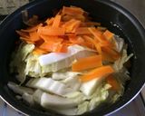 栄養満点！白菜と人参の中華スープ♪作り方4写真