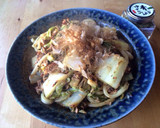 柚子胡椒香る☆ツナと白菜の焼きうどん作り方3写真