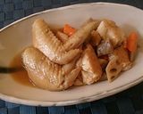 ◆簡単♡鶏手羽と厚揚げのジューシー煮◆作り方7写真