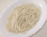 牛乳で簡単◎白菜クリームうどん♡作り方1写真