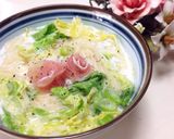 牛乳で簡単◎白菜クリームうどん♡作り方3写真