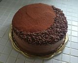 板チョコでふわふわ濃厚生チョコケーキ作り方26写真