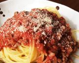 『あごなし亭』絶品！ミートソースパスタ作り方8写真