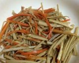 超簡単...丼で...キンピラごぼう作り方10写真
