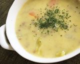 市販シチュー素!絶対美味しい挽肉シチュー作り方8写真