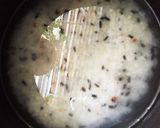 もちもち！黒米とごぼうの炊き込みご飯作り方2写真