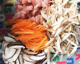 もちもち！黒米とごぼうの炊き込みご飯作り方3写真