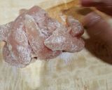 離乳食中期 とりササミ蒸し てづかみ食べ作り方3写真