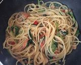 サラダほうれん草とツナのパスタ作り方6写真