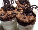 紙コップで♪チョコレートシフォンケーキ作り方17写真