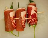 豚肉の大葉チーズ巻き作り方2写真