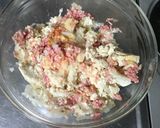 ふわとろ♡混ぜて焼くだけ！豆腐ハンバーグ作り方3写真
