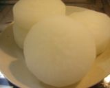 大根のあっさりあったか鶏あんかけ作り方1写真