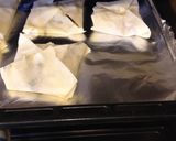 牡蠣とエリンギのワンタン包み焼き作り方6写真
