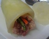新うま煮発見！！味しみ大根チキンロール作り方3写真