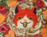 ジバニャンのみぞれ鍋♪バレンタイン仕様♪作り方7写真