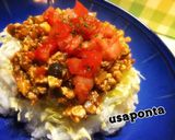 豆腐でヘルシー♡タコライス風ごはん作り方7写真