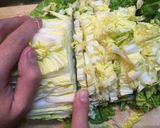 男の白菜とニラ餃子作り方1写真