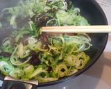 青ネギ入り卵焼きの甘酢あんかけ作り方2写真