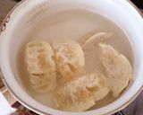 簡単☆1人ランチ☆冷凍餃子スープ作り方1写真