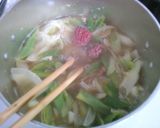 挽き肉　豆腐　玉ねぎ　ネギの　中華煮込み作り方5写真
