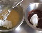 ２層❤チョコバナナシフォンケーキ作り方13写真