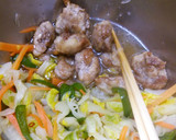 白菜どっさり！豚肉のさっぱり南蛮漬け作り方8写真