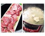 STAUBで☆牛すじ煮込み ☆八丁味噌作り方1写真