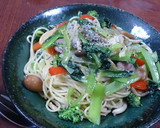 野菜ときのこたっぷりの和風パスタ♡作り方9写真