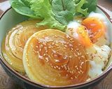 新玉ねぎLOVEサン専用♥甘辛味の牛丼作り方10写真