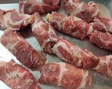 オーロラソースで♪豚しゃぶ肉のポテト巻き作り方3写真